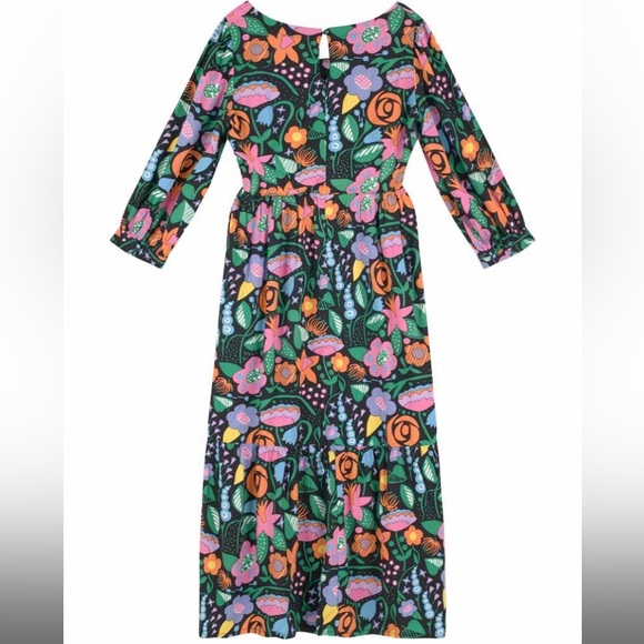 Joanie Clothing Retro Vintage 60’s Floral midmaxi dress w/ POCKETS - Picture 2 of 7